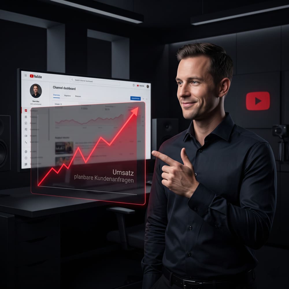 YouTube-Dashboard: Umsatz und planbare Kundenanfragen